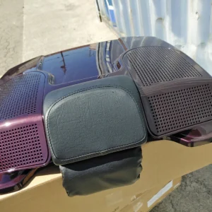 97-13 Black Cherry Dual 6x9 Speaker Lid for Harley Razor Chopped King Tour Pak