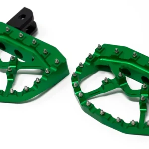(OPEN BOX) Crossthread Cycle Triple Mount Mini Floorboards - Softail/Pan America Passenger - Green