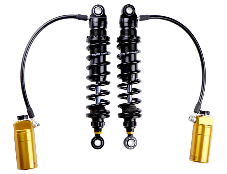 Ohlins 14-26 Harley FL Touring STX 36 Twin Blackline 13inShocks - Heavy Duty Springs